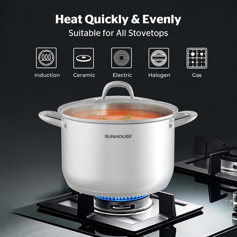 Sunhouse stock pot boiling pasta to perfection