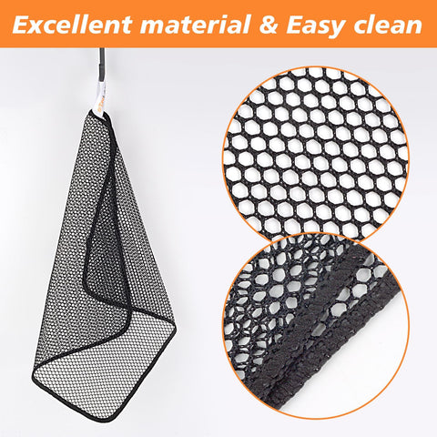 Sunland Netted Dish Cloths mesh close-up with large holes for easy water drainage.
