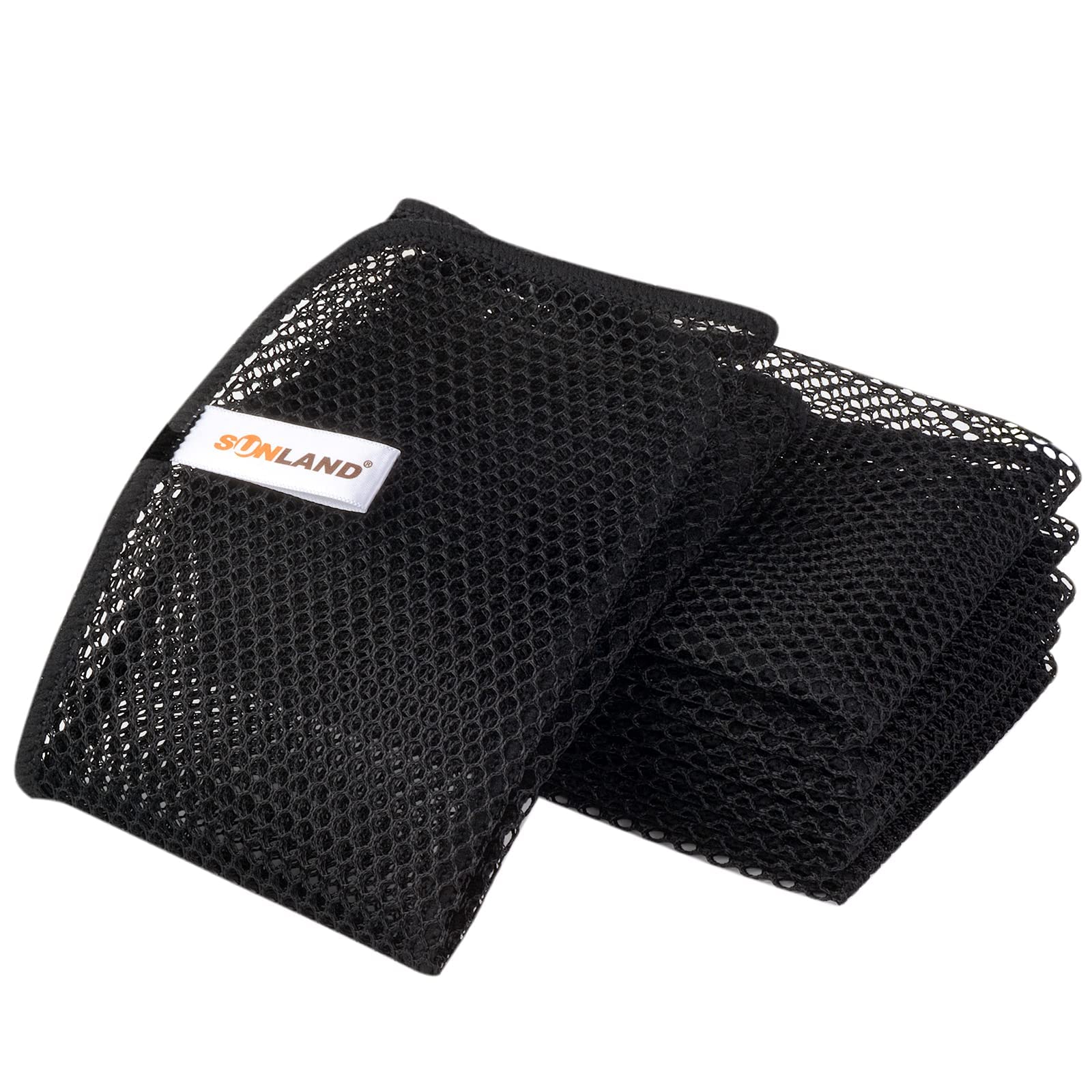 Sunland Netted Dish Cloths pack emphasizes odor-free, fast-drying kitchen cleaning options.