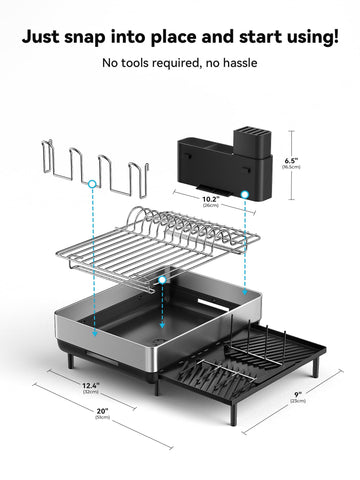 SUNLY compact footprint protects counters while saving space