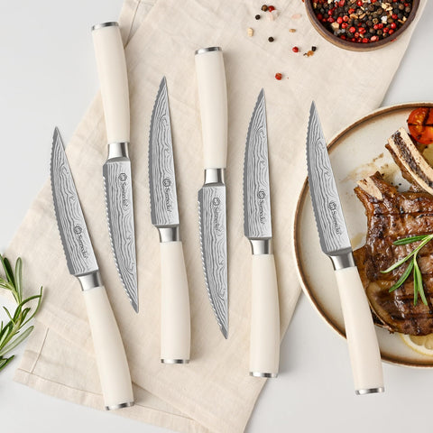 Sunnecko 3.5-inch paring knife for delicate fruit work.