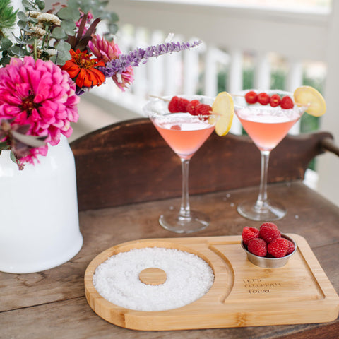 Sunnij's margarita gift set makes a classy party centerpiece