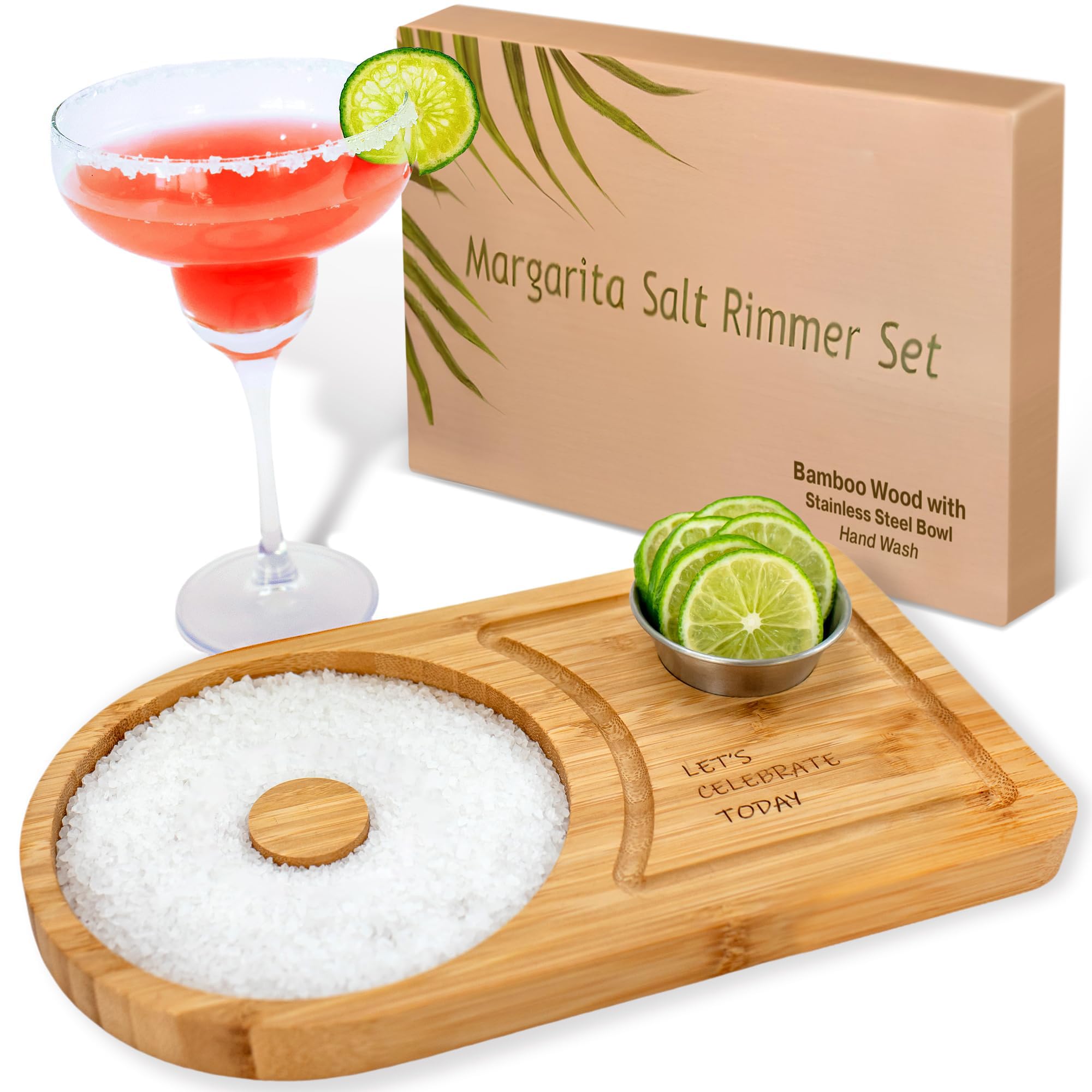 Sunnij's Margarita Salt Rimmer 6in tray for perfect rim prep