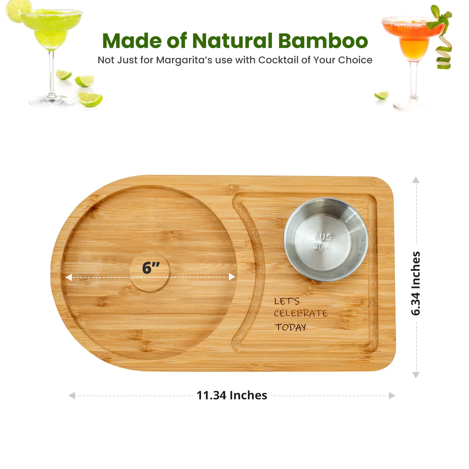 Sunnij's stainless steel lime bowl keeps citrus wedges handy