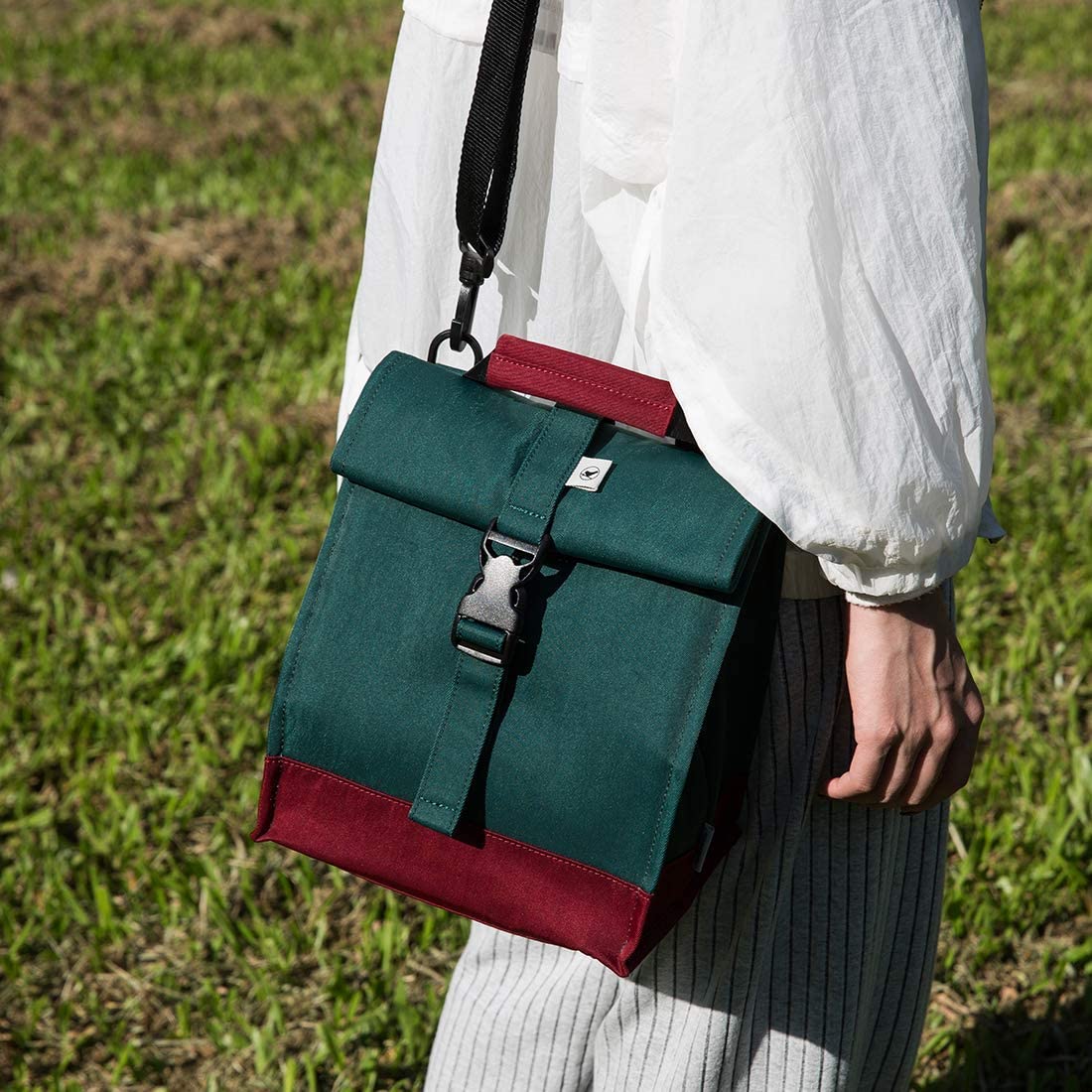 Sunny Bird foldable lunch bag, collapsible for compact packing