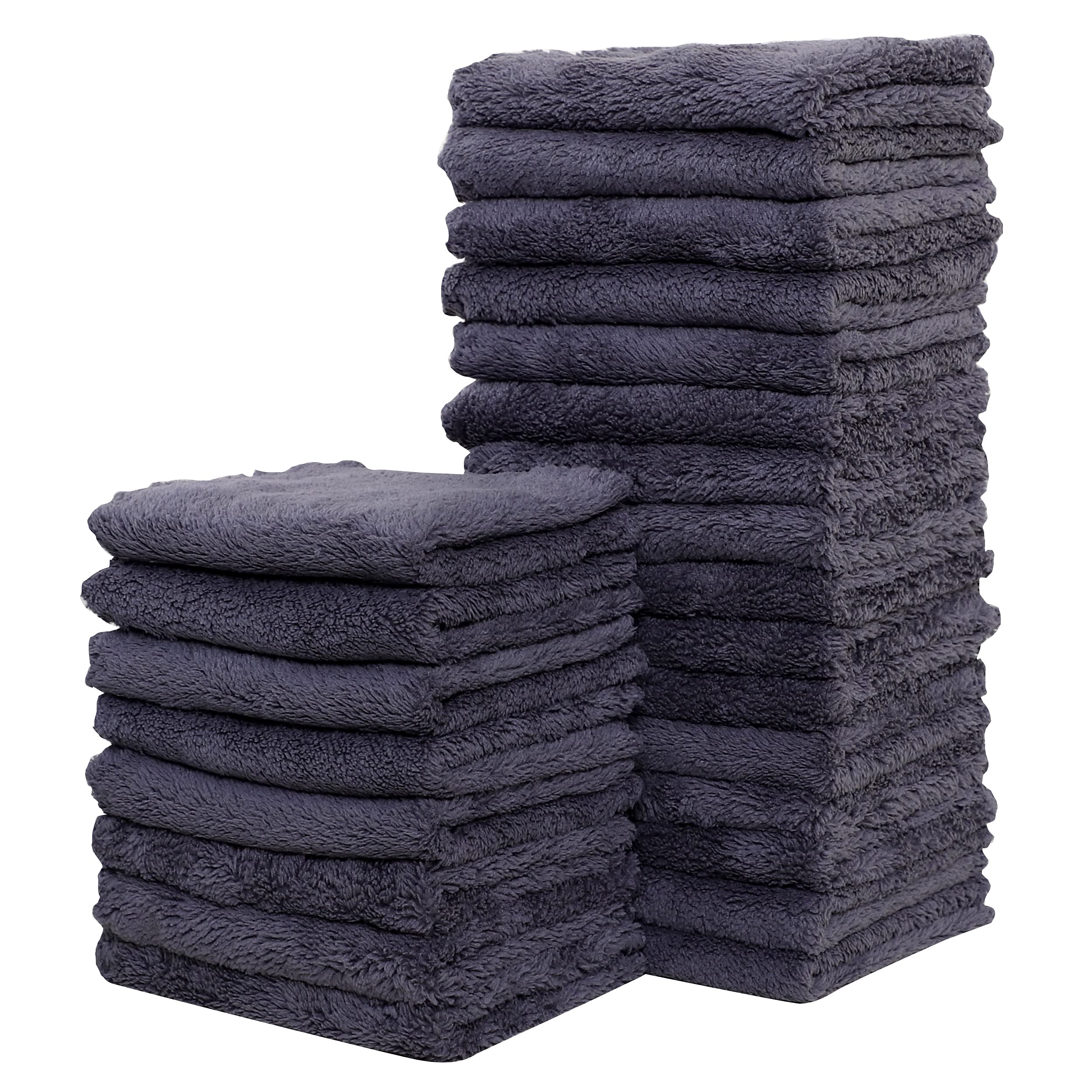 Sunny zzzZZ dishcloths with soft coral fleece for comfortable cleaning.