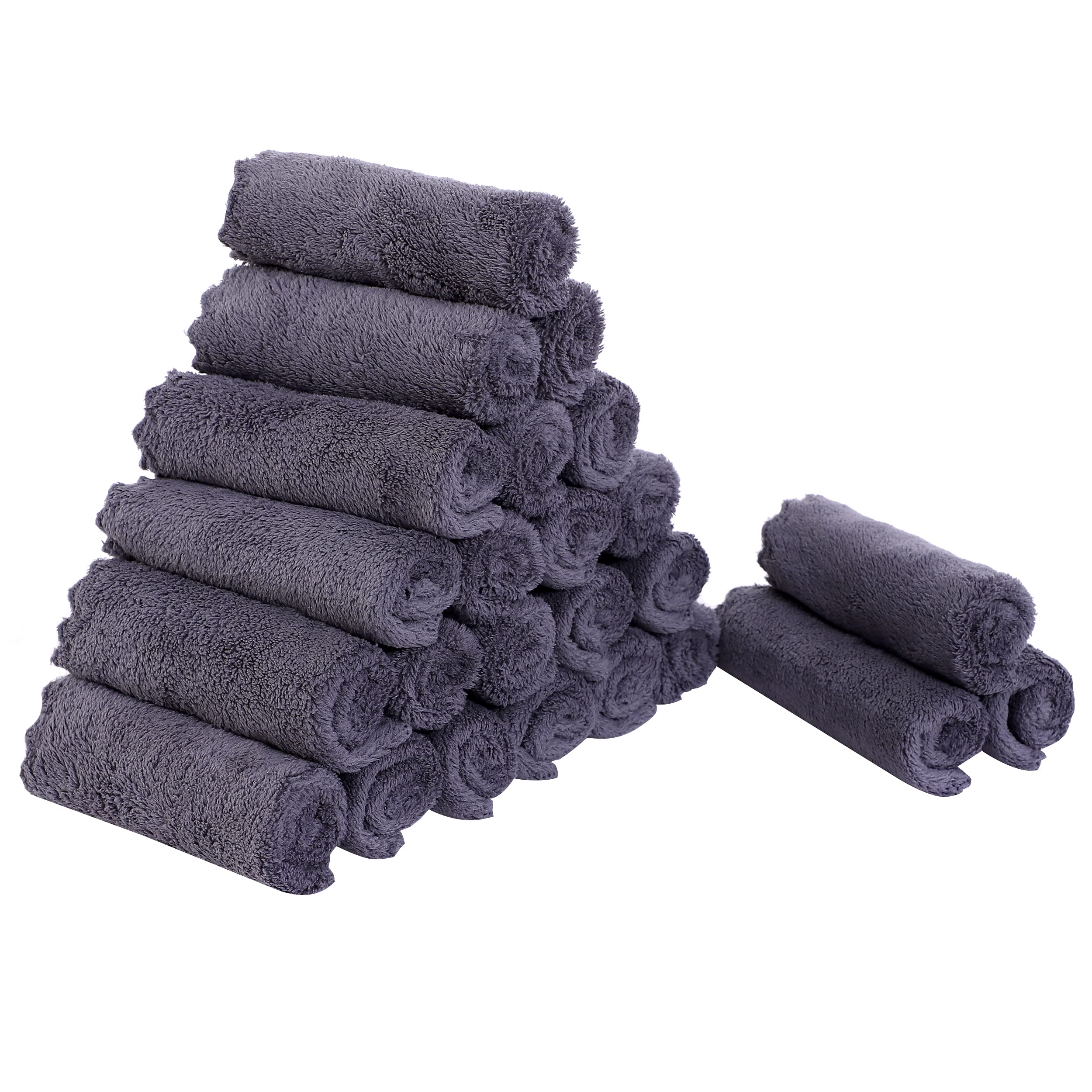 Sunny zzzZZ 24-pack dishcloths ready for daily reusable cleaning tasks.