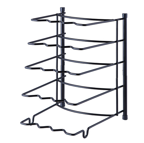SunnyPoint high-capacity tiers hold multiple pans, including cast iron.