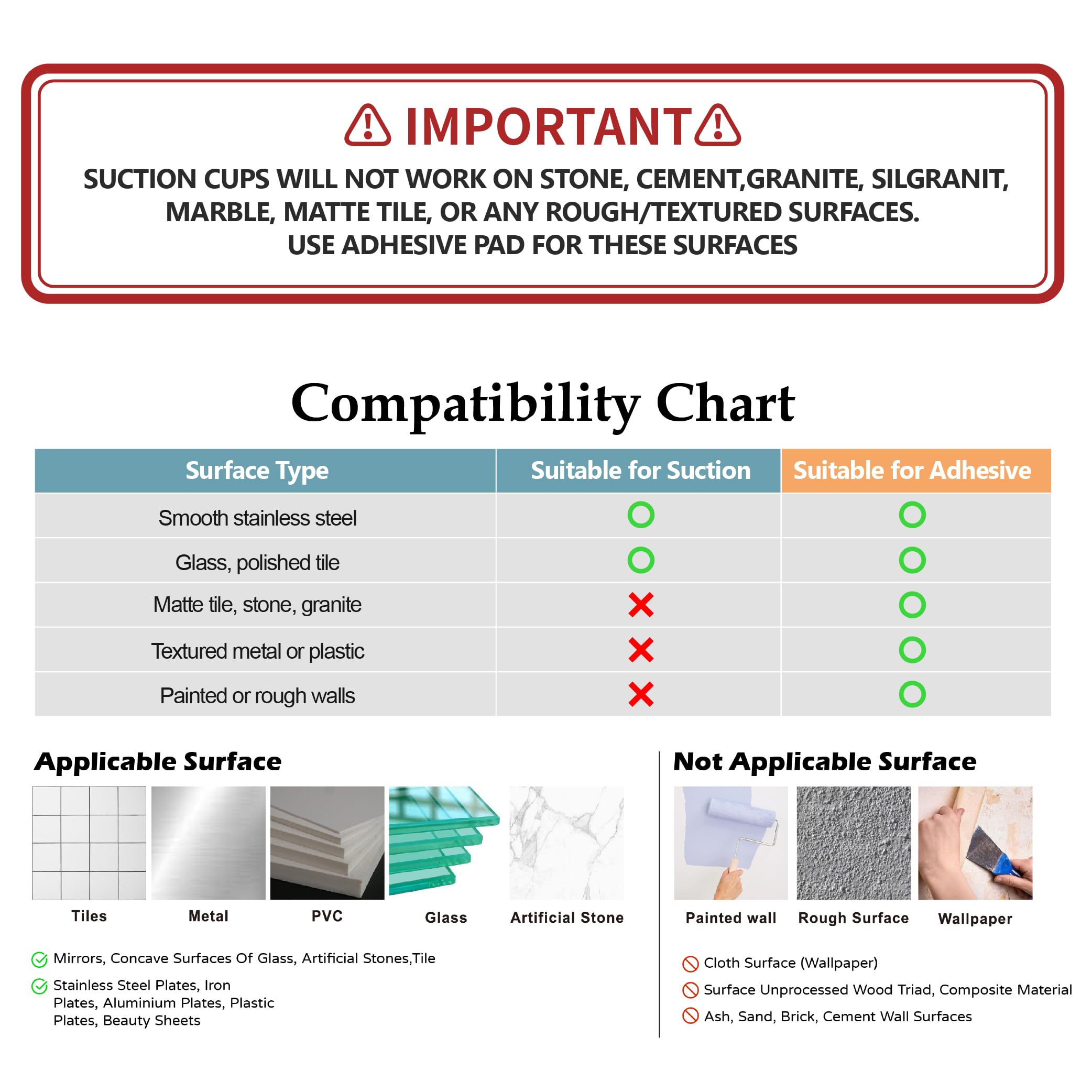 SunnyPoint NeverRust uses 304 stainless steel for rustproof durability.