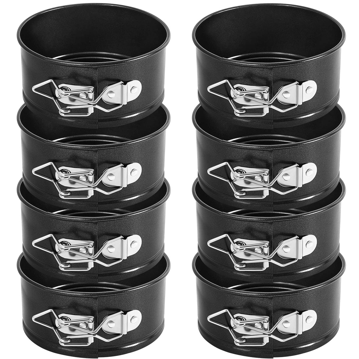 Sunnyray 8-piece mini pan set with removable bottoms for versatile mini baking