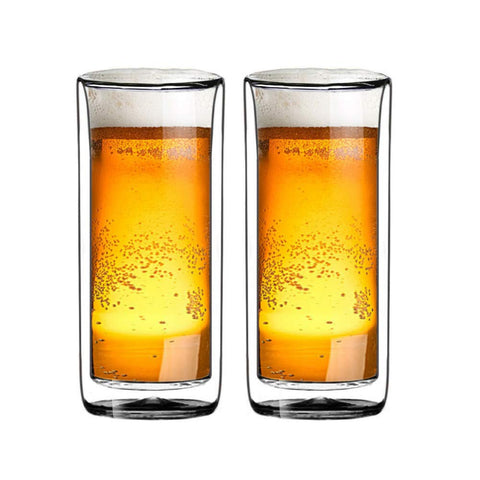 Sun's Tea 20oz tumbler, side view with liquid, showing versatile hot and cold use.