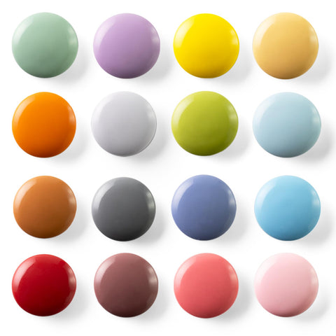 SUNURS 16/9-piece colorful fridge magnets with glossy finish brighten your fridge or whiteboard.