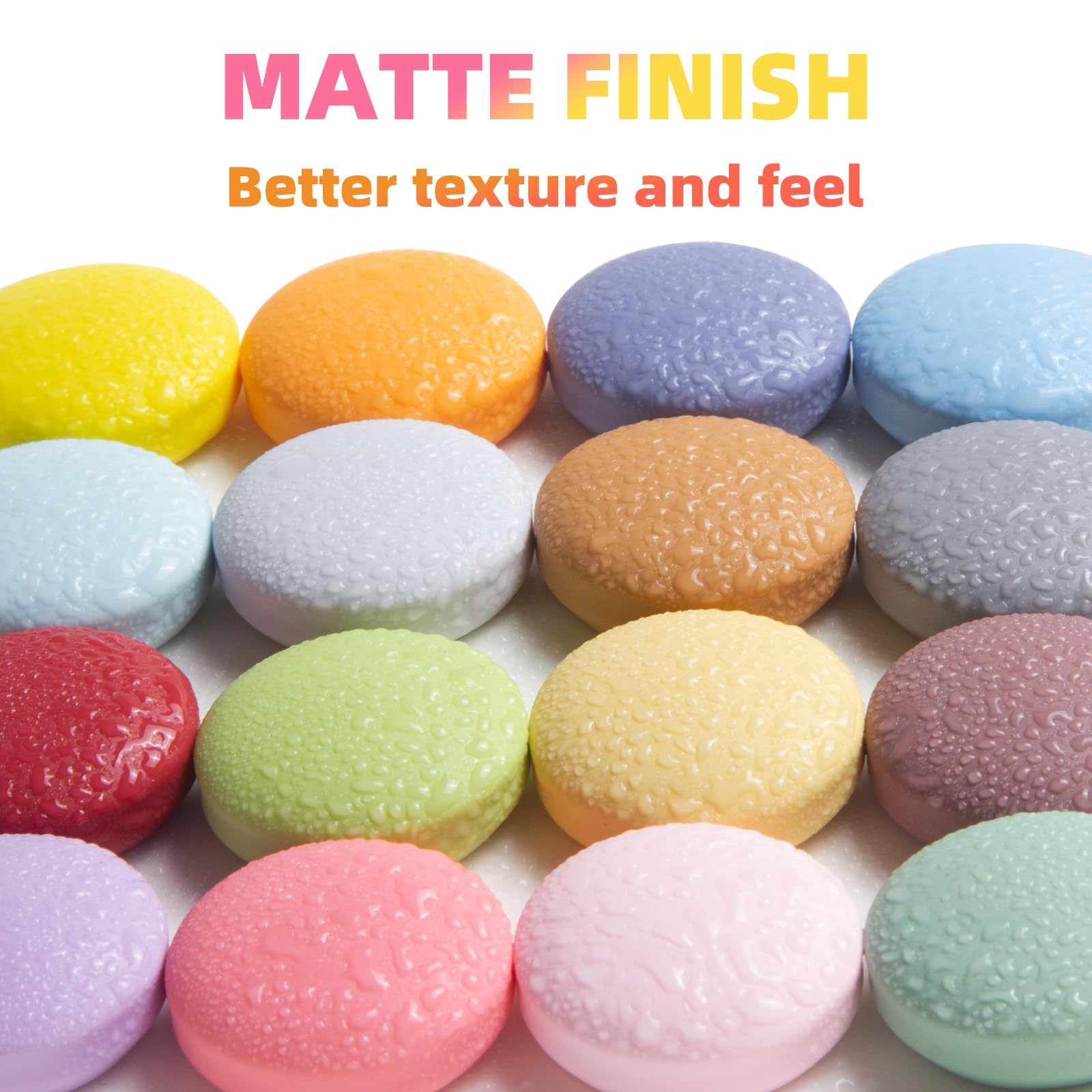 SUNURS 16-color matte finish magnets add subtle color to fridges and whiteboards