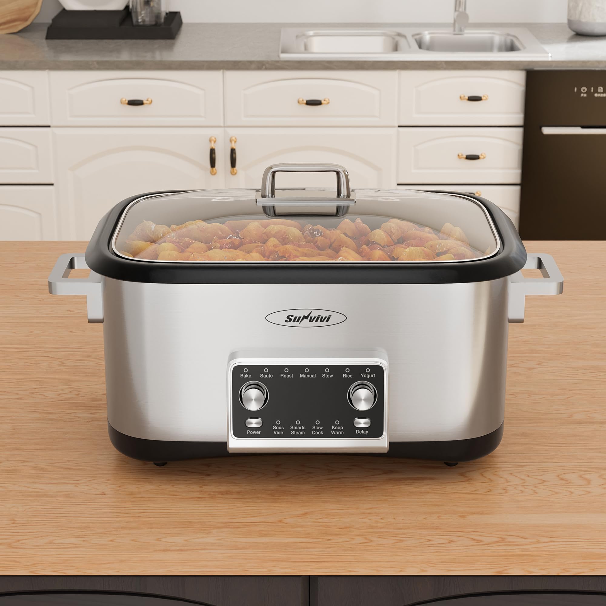 Sunvivi 8 Qt gift-ready packaging, perfect for families and new kitchens.