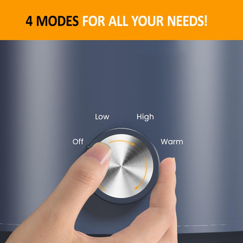 SUNVIVI ceramic pot inside ensures even heat distribution.