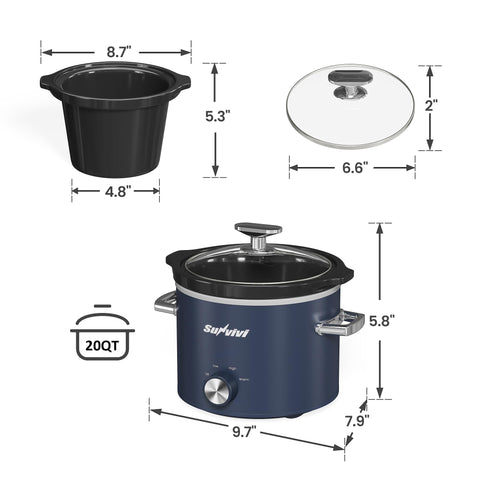 SUNVIVI compact unit on kitchen counter saves space.