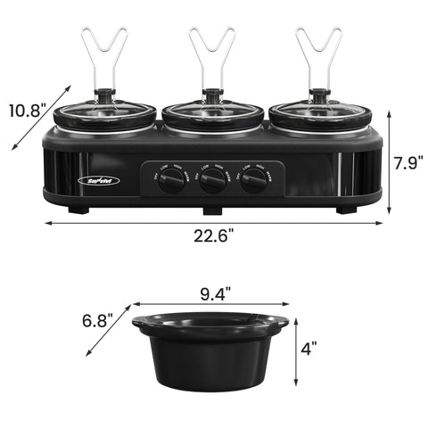 Sunvivi dishwasher-safe ceramic pots simplify cleanup after entertaining