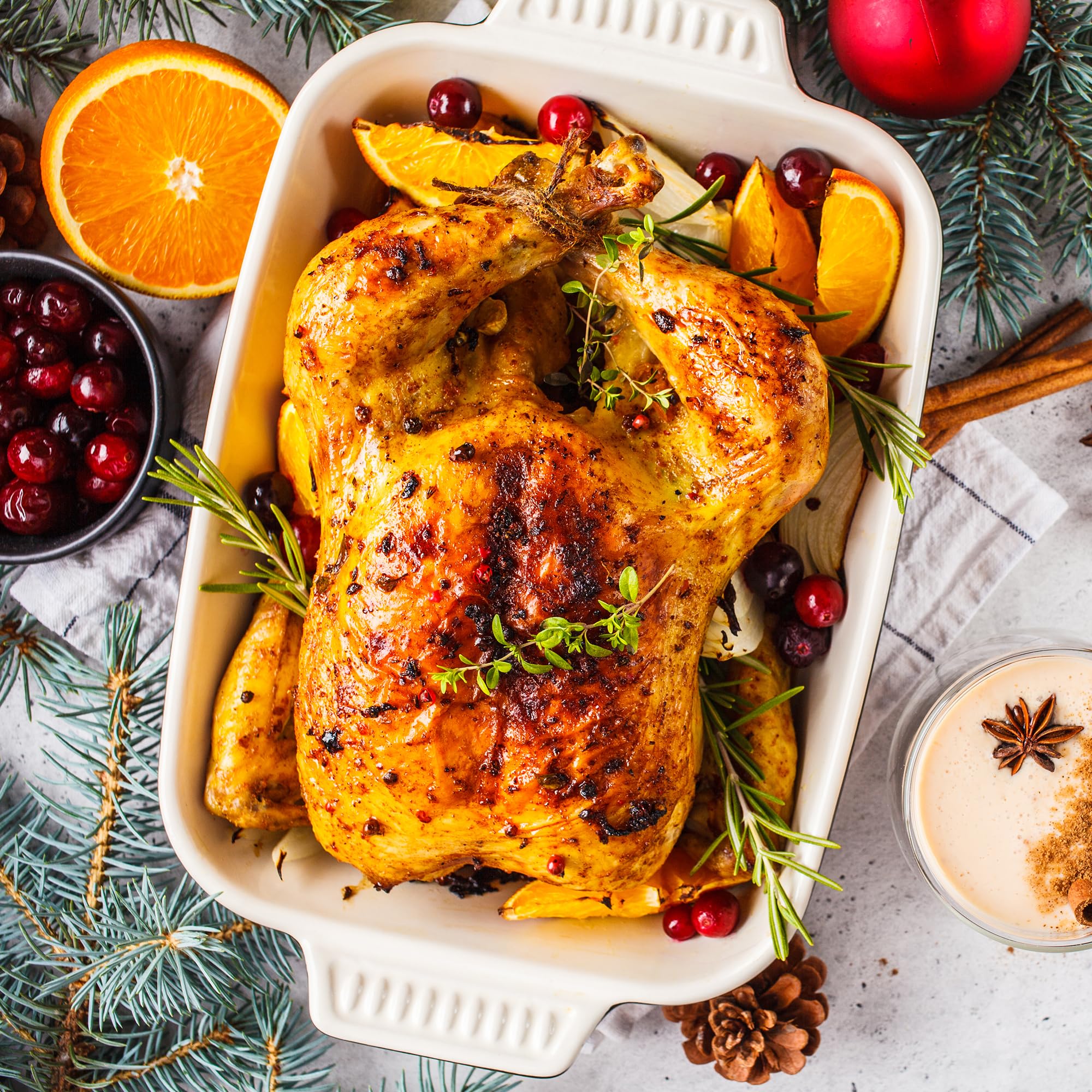 Sunvivi Roaster Oven liftable rack helps safe loading and crisp skin.