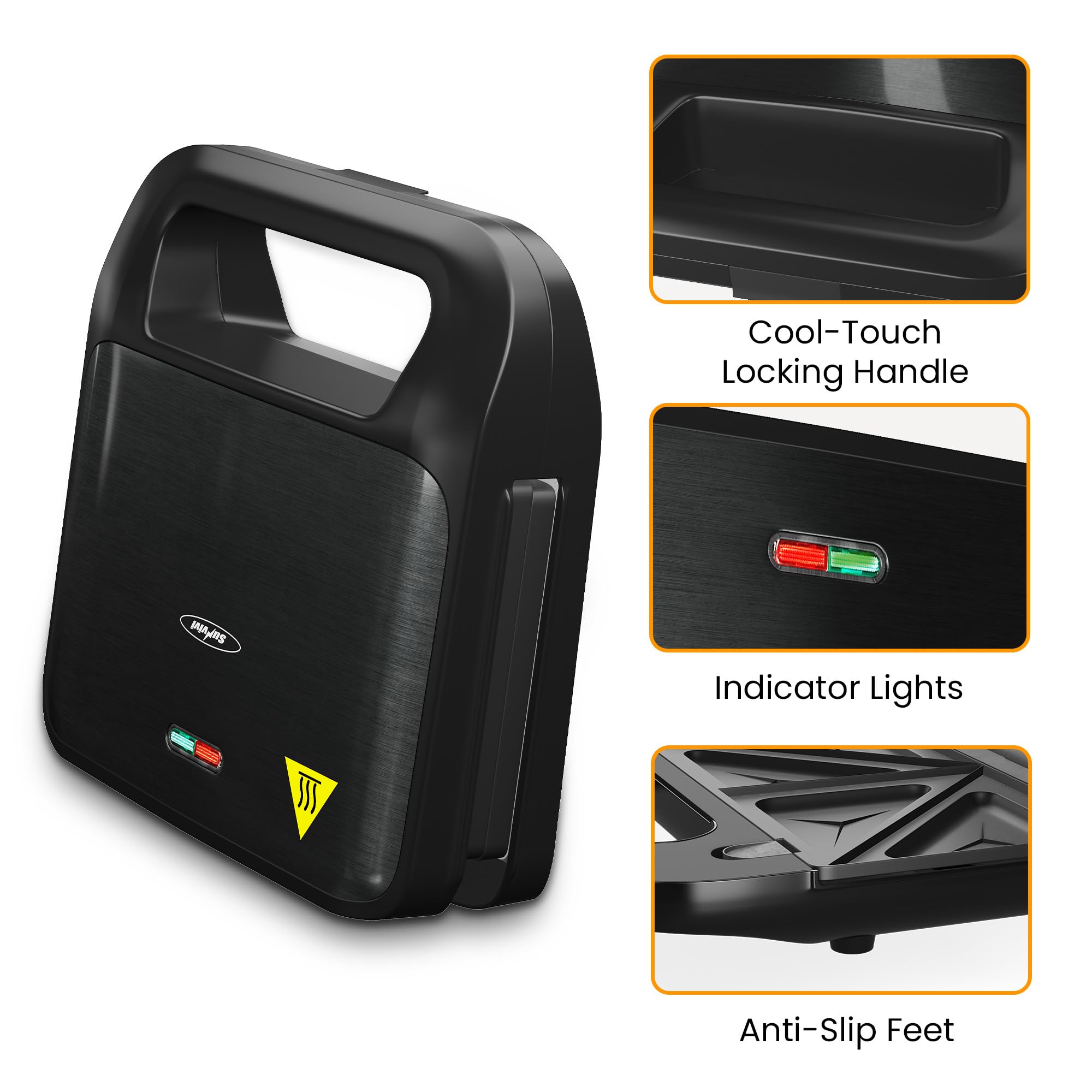Sunvivi indicator lights clearly signal operation and ready status
