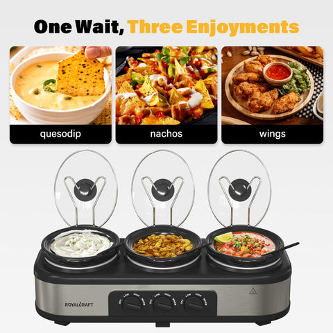 Sunvivi detachable pots for quick, easy cleaning between courses.