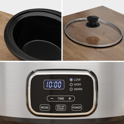 SUNVIVI stainless steel housing wipes clean for a polished look.