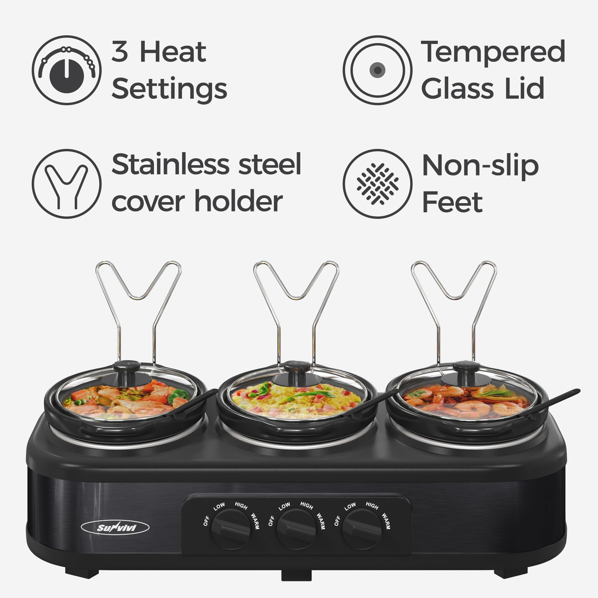 Sunvivi stainless steel heating base offers durable, steady warmth for daily use