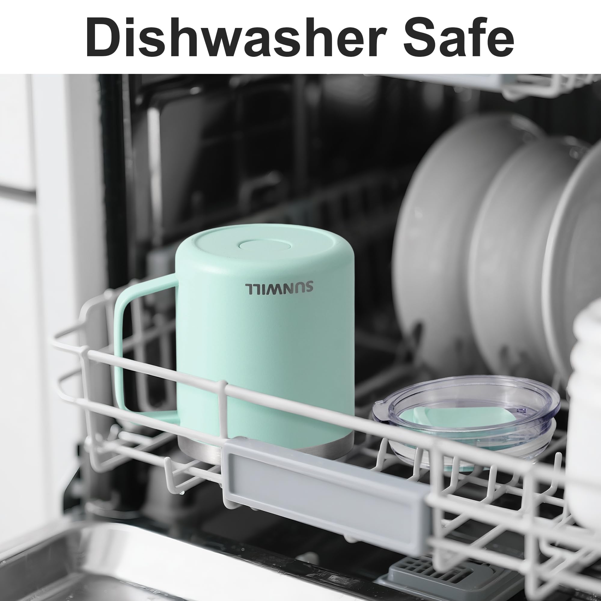 SUNWILL powder-coated mint finish resists scratches and keeps good grip.