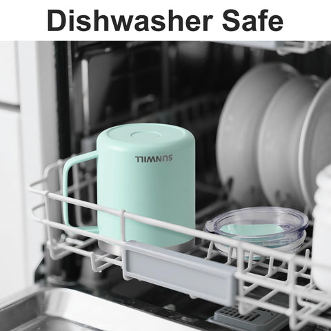 SUNWILL powder-coated mint finish resists scratches and keeps good grip.