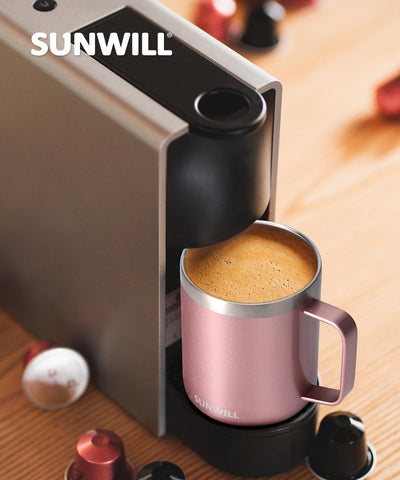 SUNWILL set of 2 mugs ideal for camping or office use