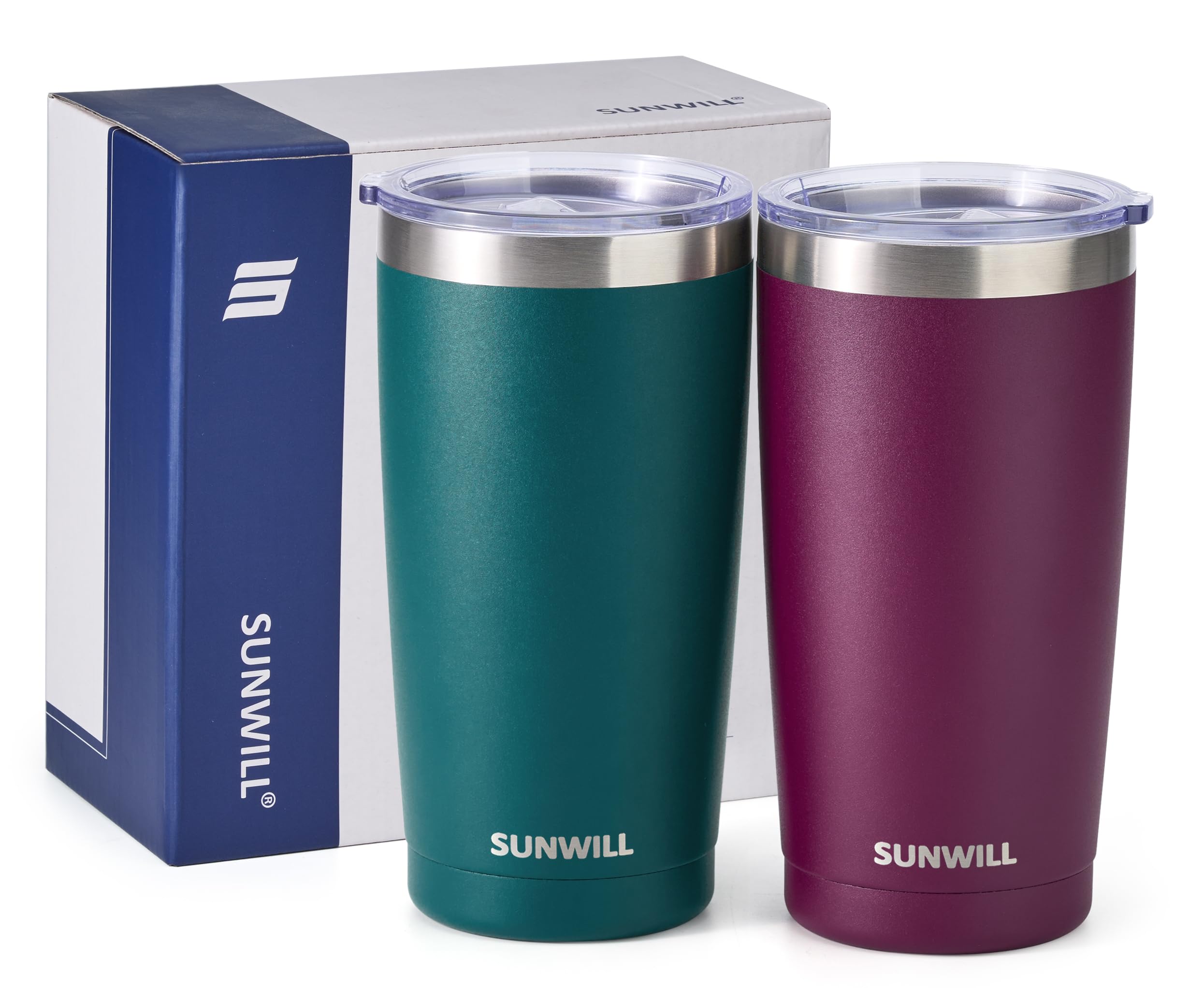 SunWill sliding BPA-free lid seals spills for mess-free drinks