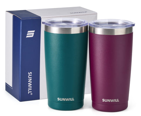 SunWill sliding BPA-free lid seals spills for mess-free drinks
