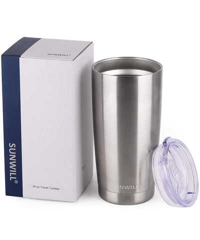 SUNWILL stainless steel tumbler is rust-free and easy to wash, built for daily use.