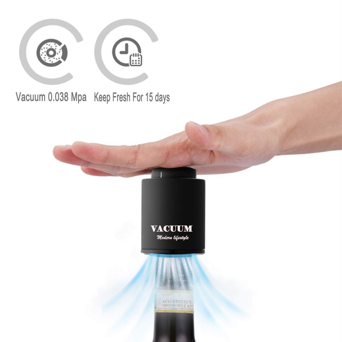 Sunwuun elegant wine stopper design for modern entertaining.