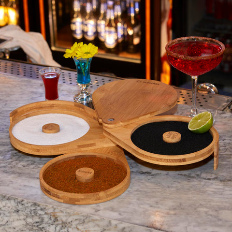 Sunziba home bar setup ready for gatherings and flavorful cocktails.