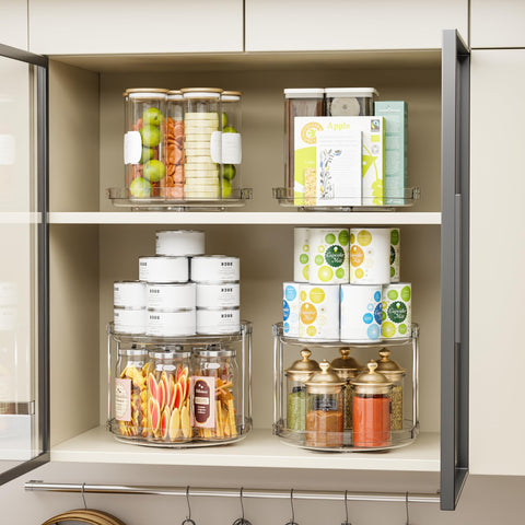 SuoXing pillars and parts for 2-tier configuration on lazy susan