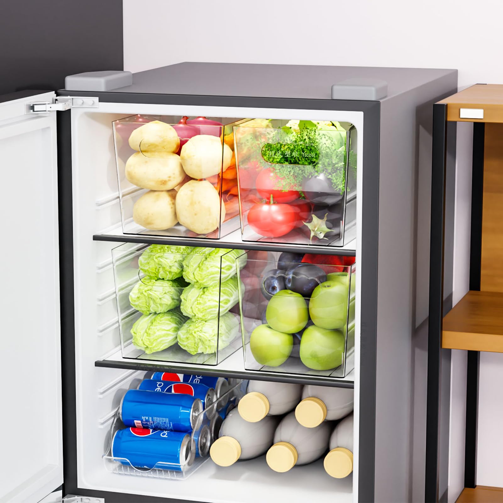 SuoXing stackable bin keeps under-sink areas neat