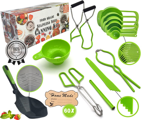 Supa Ant canning kit large scoop demonstrating 8 oz capacity for precise portions