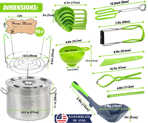 Supa Ant jar lifter and tongs for safe handling