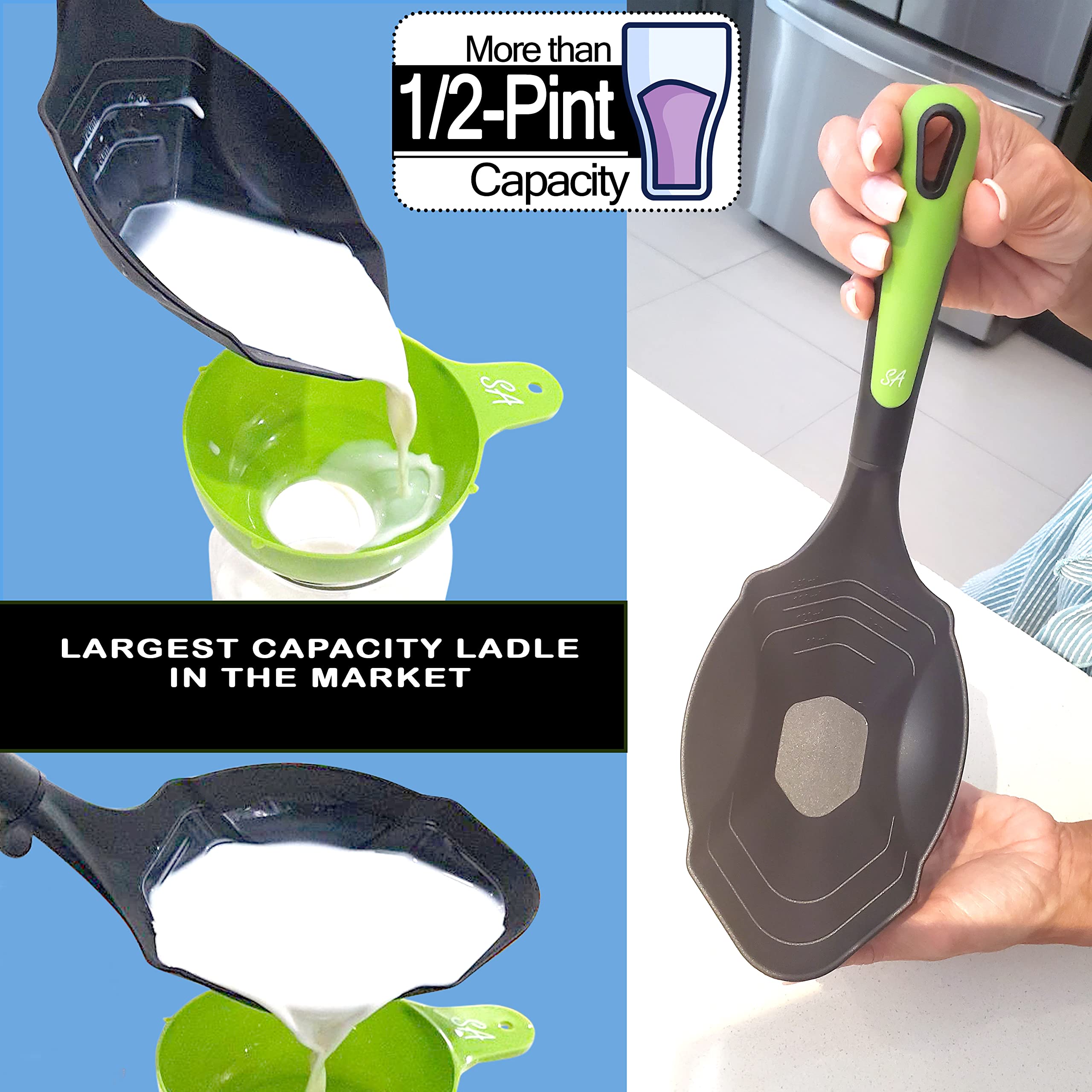 Supa Ant ladle is dishwasher safe for easy cleanup after meals
