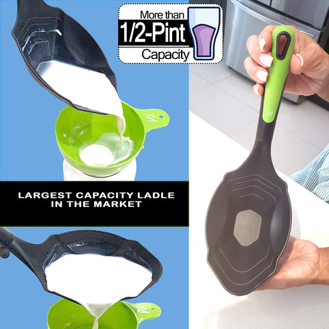 Supa Ant ladle is dishwasher safe for easy cleanup after meals