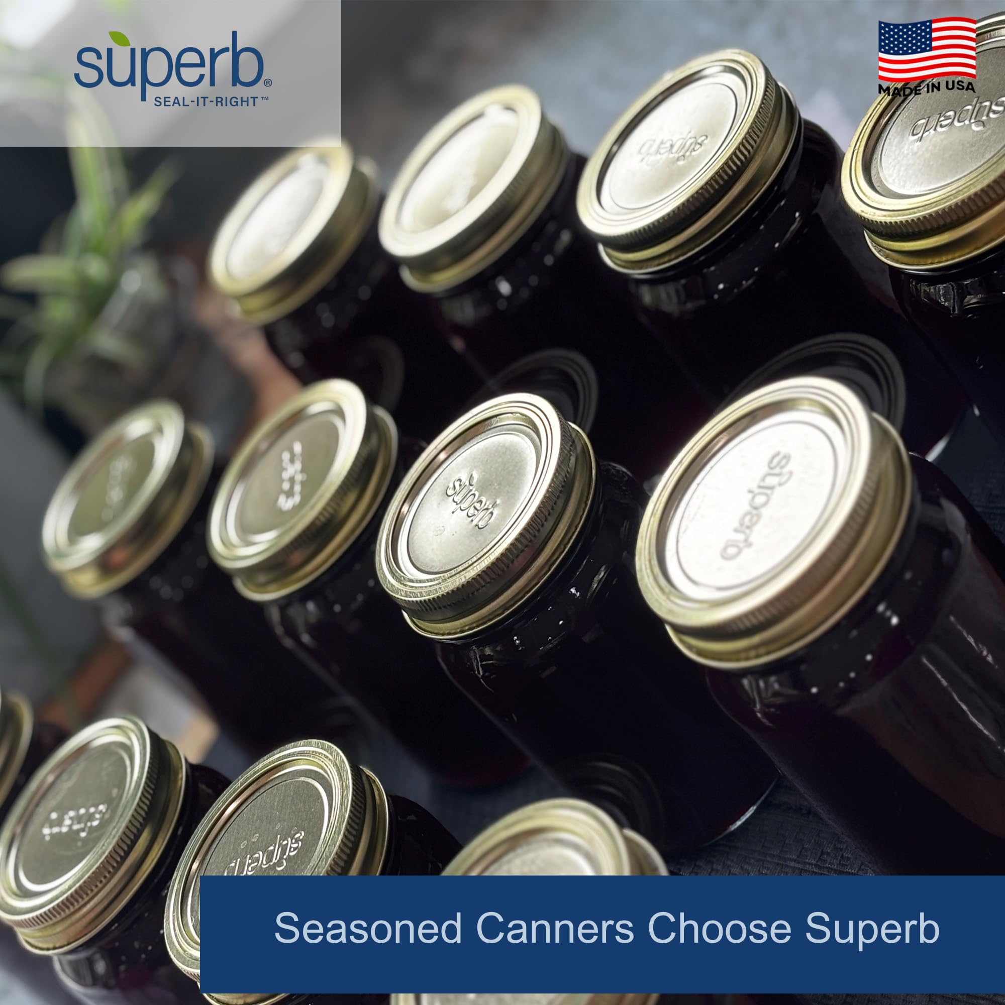 Durable reliable lids to support your home canning routine.