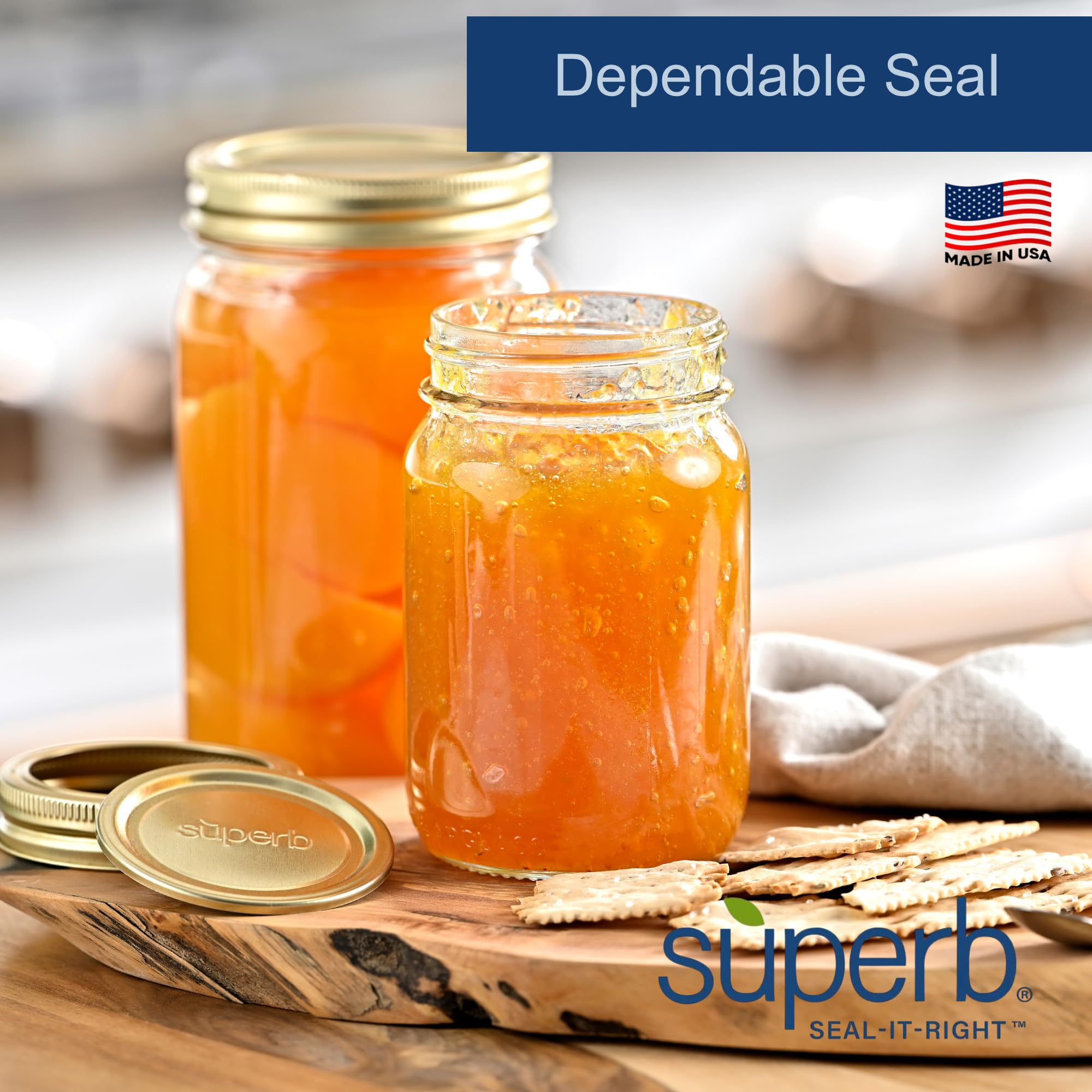 Superb Sealing Solutions blue seal closeup highlights reinforced sealing power