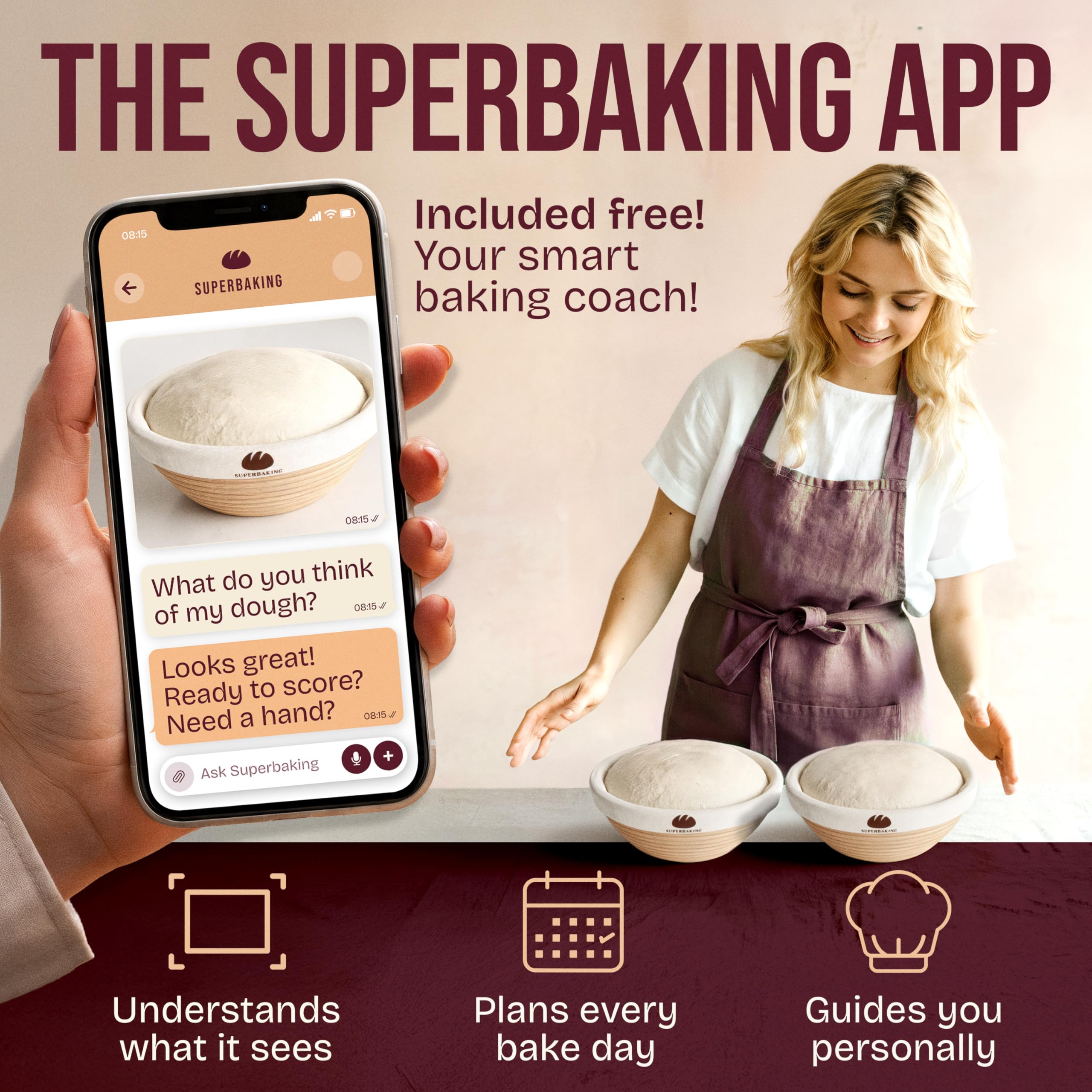 Superbaking app access guides starter analysis and bake scheduling