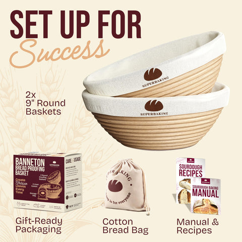 Superbaking beginner manual helps with care and dough handling