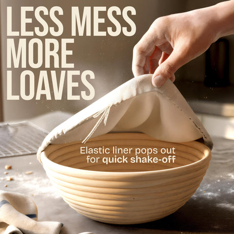 Superbaking durable basket with hidden staples for lasting use