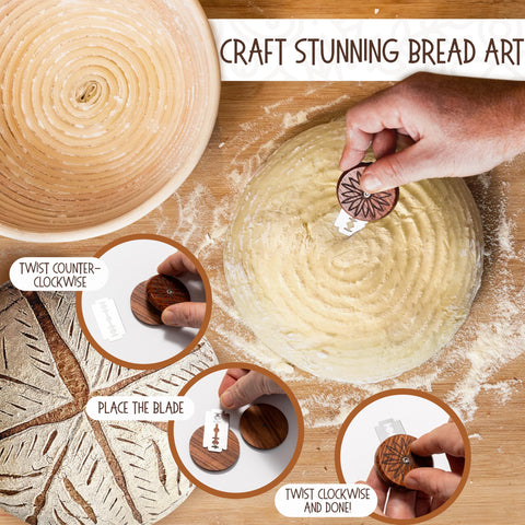 Superbaking durable sourdough basket resists wear for years of baking