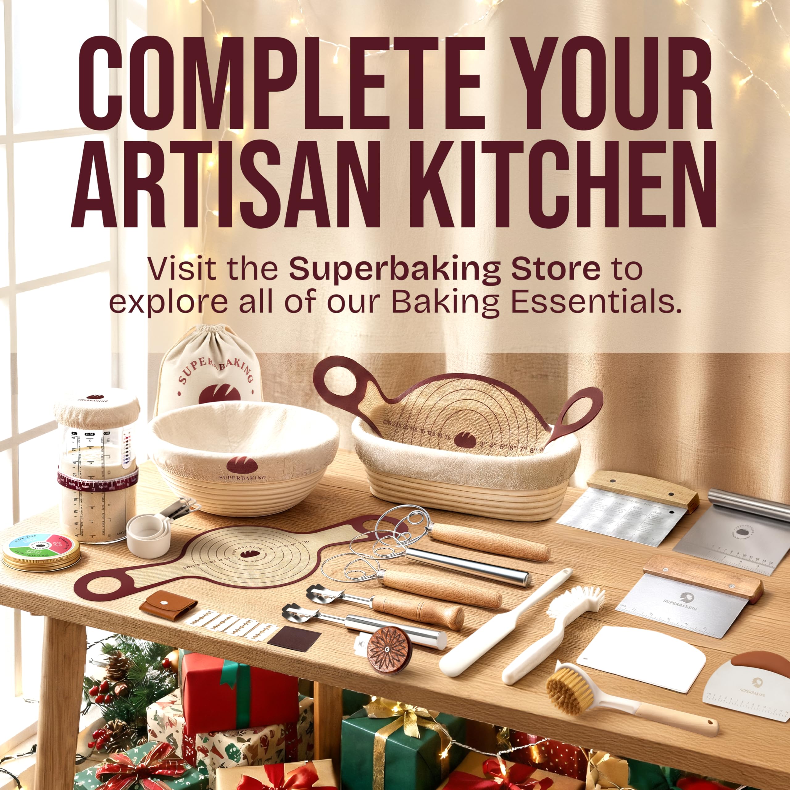 Superbaking gift set for baking enthusiasts and family moments.