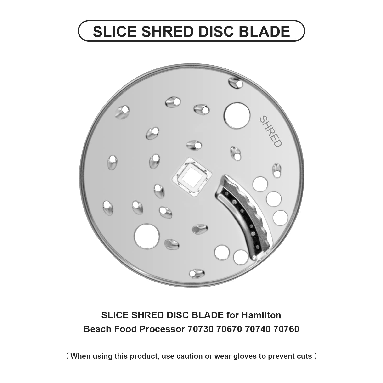 Superbobi slice shred disc blade durable stainless steel for lasting performance
