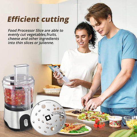 SuperDi julienne cutting disc creates precise strands for recipes
