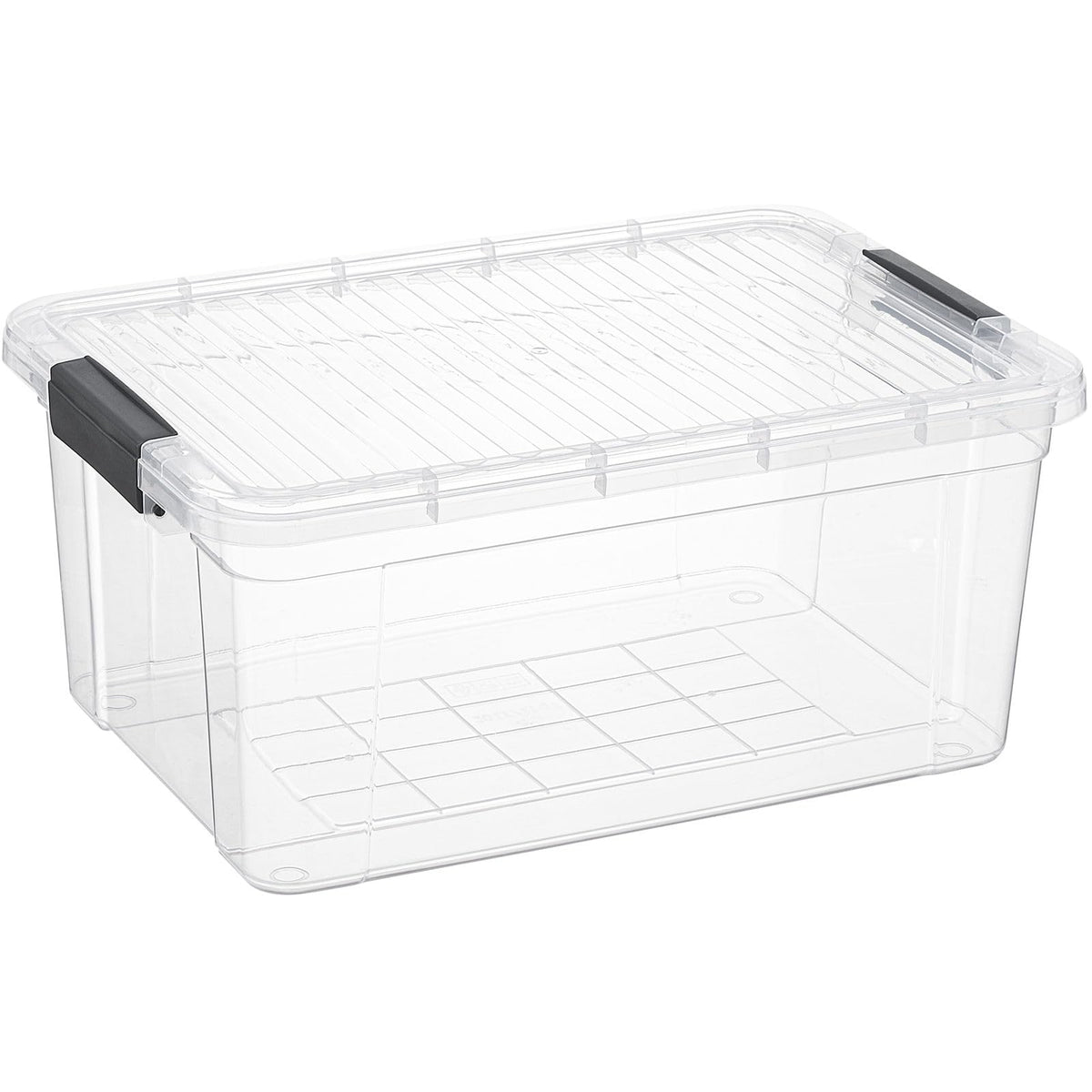 Superio clear storage container with lid offers effortless visibility for quick content checks.